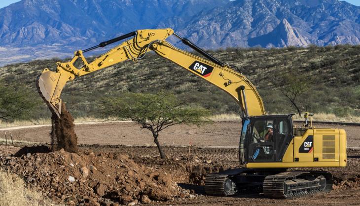 Cat 323 excavator Cat 323 excavator
